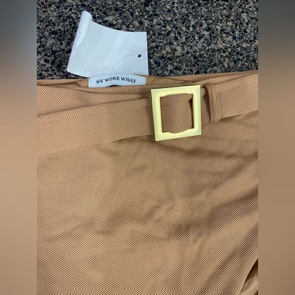 WeWoreWhat NWT Emily Swim Bottoms in Camel Size XL - Picture 7 of 12